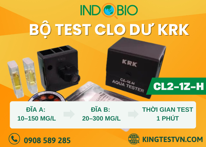 Bộ test clo dư trong nước KRK CL2-1Z-H